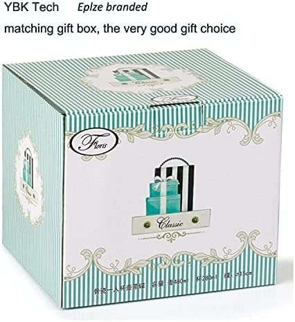 Ybk Tech Euro Style Teapot Cup& Saucer Set Art Bone China Ceramic Tea Coffee Cup For Breakfast Home Kitchen (Blue Stripe) #TOP6