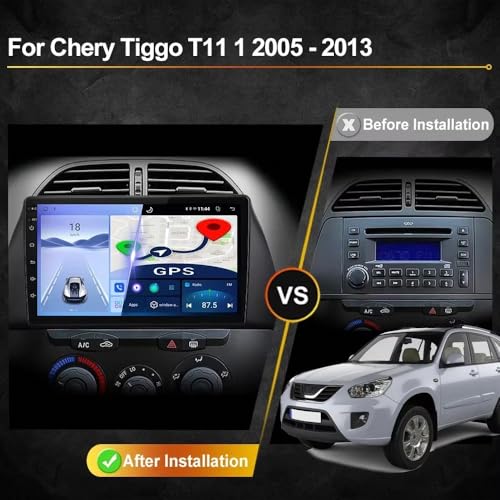 Pantalla para Chery Tiggo T11 con CarPlay inalámbrico: viaja conectado con mapas y música 2