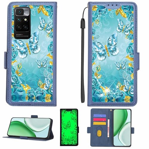 �Ή� Redmi 10 Prime �p �P�[�X Case [1�� 9H+�d�x���� �K���X�t�B����] [RFID�u���b�N][�����{�Ö锭������] LPT-YHD