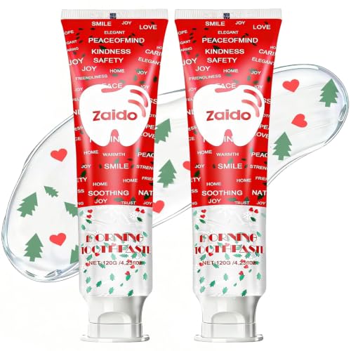 Image of 2-Pack Festive Toothpaste for Holidays, Triple Action Formula, Cleaning, Freshening & Enamel Repair, 4.23 oz*2