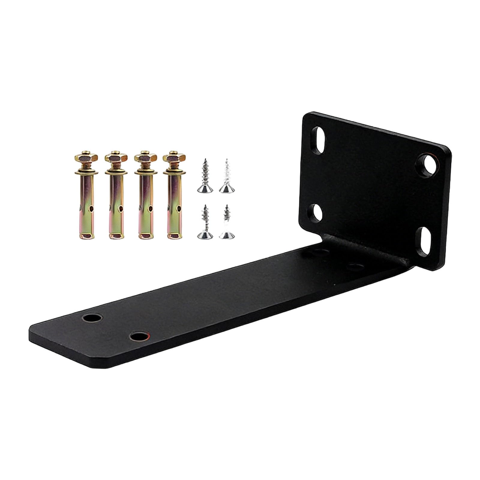 JAMIEKA Thicken Floating Shelf Brackets Integrated Wall-Mounted Invisible T Brackets for Wall Mounting and Space Saving