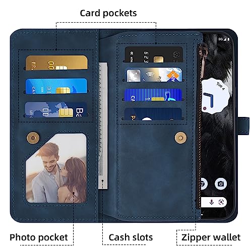 Étui portefeuille Google Pixel 7 Pro housse cuir clapet Pixel7Pro