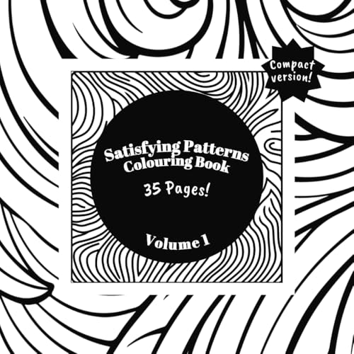 Satisfying Patterns Colouring Book (Compact Version) [Volume 1]: Creative Pattern Designs for Stress Relief Mindfulness and Relaxation image 2