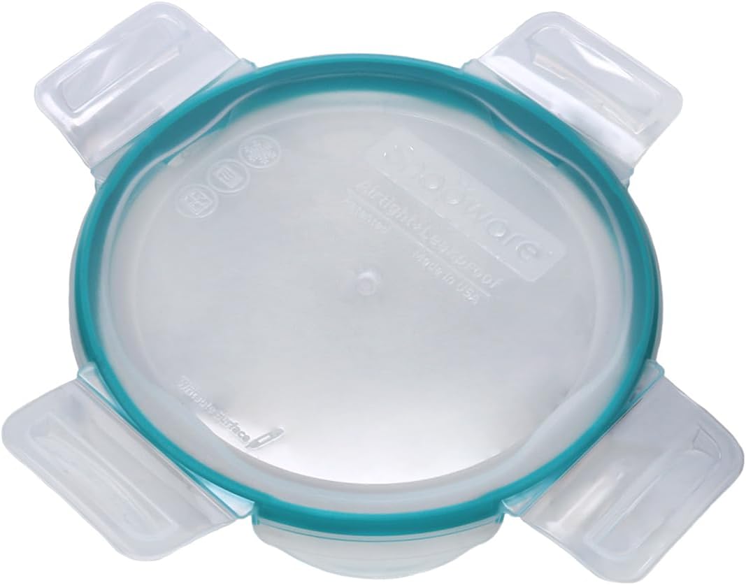 Snapware 7201R-PC 4 Cup Clear Total Solutions Lid W/Teal Gasket (2)
