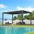 Domi Outdoor Louvered Pergola 10x16FT with Adjustable Steel Roof, Outdoor Aluminum Frame Rainproof Pergola for Backyard, Garden and Lawn,Dark Gray