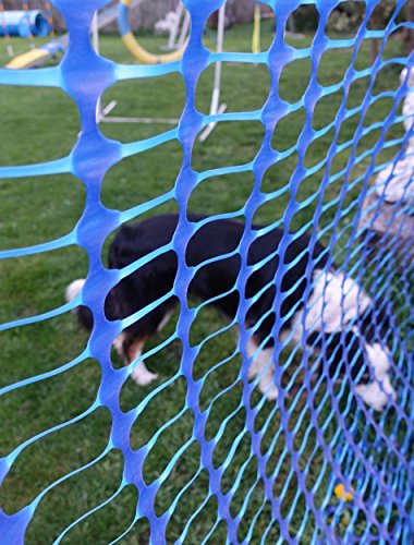 Agility Parcoursabgrenzung, Hundezaun, Sicherheitszaun, Bauzaun, Campingzaun, Abgrenzungszaun 1m hoch, blau, extra reißfest - in verschiedenen Längen, orig. Callieway® (30m Rolle)