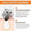 MOTHER MADE Deep Pore Cleansing Active Charcoal Powder Face Wash, 1.9 oz | Acne Free Daily Microfoliant | pH Balancing Vegan Cleanser for Oily Skin, Unscented