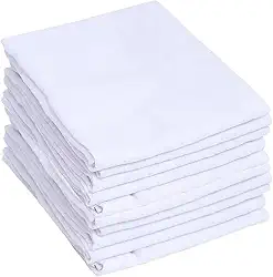 Fralda De Pano Kit 10 Caricia Baby Branca