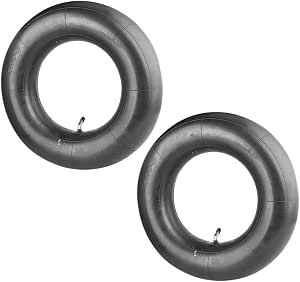 Lot De 2 Chambres à Air Pour Brouette 15x6.00-6 - Caoutchouc épais - Valve TR13