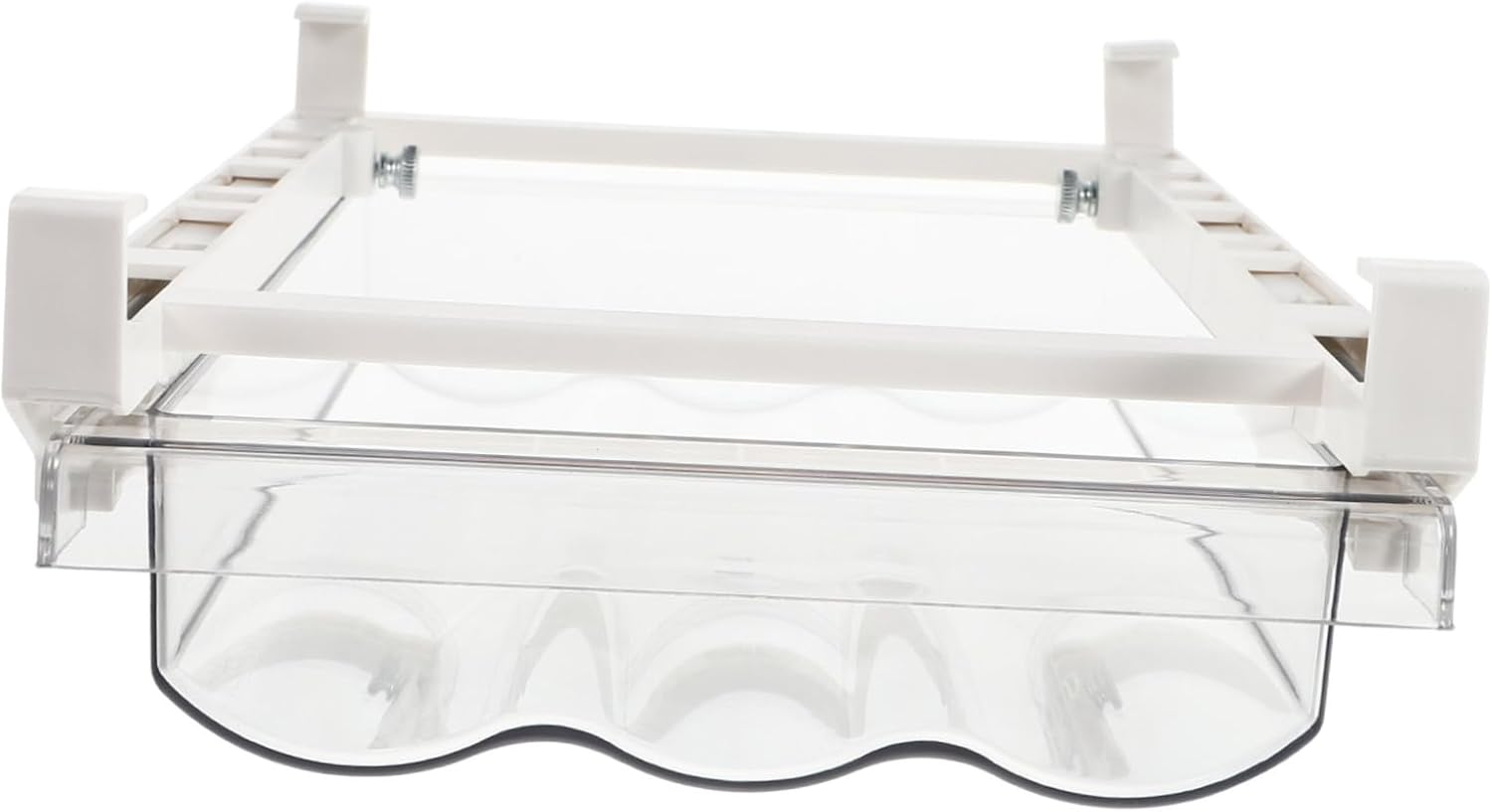 1pc Large Capacity Egg Storage Box Drawer Type Egg Holder for Fridge Transparent Design for Easy Access Kitchen Organizer for Neat Storage