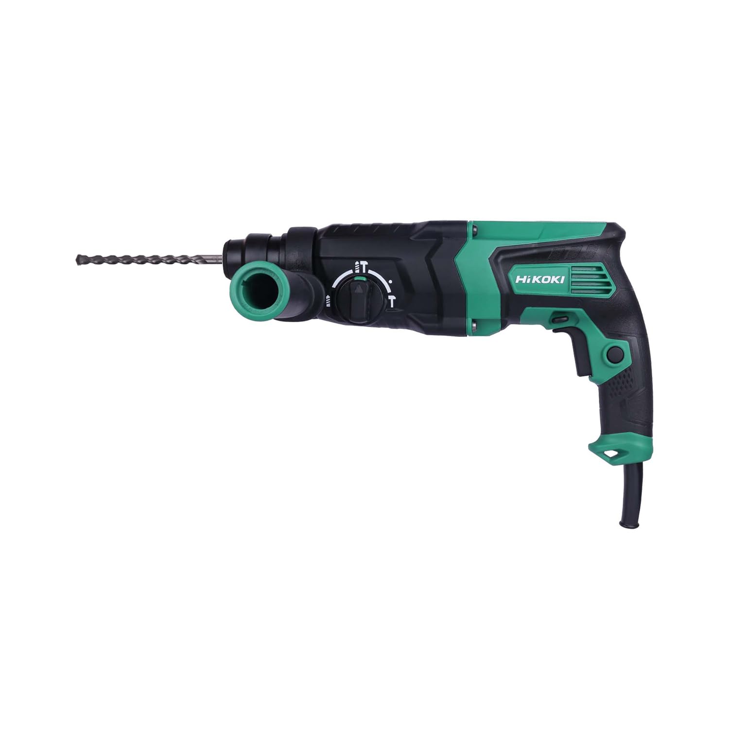 HIKOKI Dh26Pc2S9Z 26Mm Corded Rotary Hammer Drill Machine 830W, Sds-Plus Chuck, 3 Mode For Metal & Wood, 0-1100Rpm, 0-4300Ipm, With 1 Push Bit Mounting Low Vibration Handle, 2.8Kg, Black,Green (B0CG1TRGT2) Amazon Price History, Amazon Price Tracker