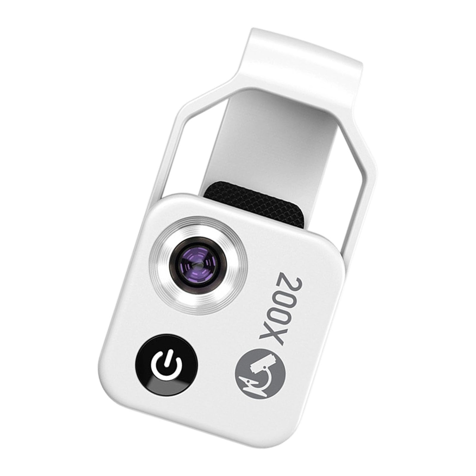 CPL Filter Easy Carry Microscope Including 200x & LED Light Clear Viewing Field Strong Applications for Smartphone for Smooth Surfaces