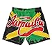 Aflyko Patriot Boys' Board Shorts Jamaican Flag Doodle Swim Trunks Bathing Suit Girls Beach Swimwear Quick Dry Swimming Shorts Jamaica Independence Day All Day Shorts Gym Shorts L
