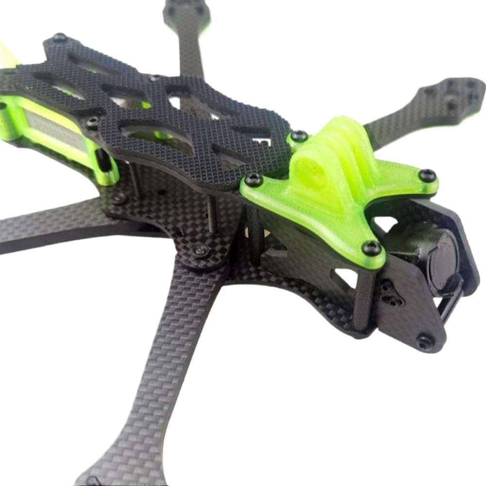 Kit telaio quadricottero in fibra di carbonio Braccio da 5 pollici passo 225 mm passo 5,5 mm compatibile con drone unità aria O3