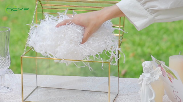 Scatola Biglietti Nozze Vetro - Con Fessura E Lucchetto A Cuore Per Matrimonio - Foto 6