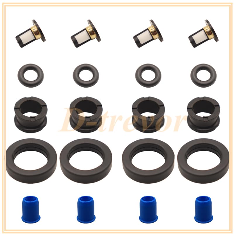 Fuel Injector Repair Kits For 16406-ZW5-000 For Honda Outboard MP7770 4 Stroke BF115-130HP - (Color: 8 piece set)