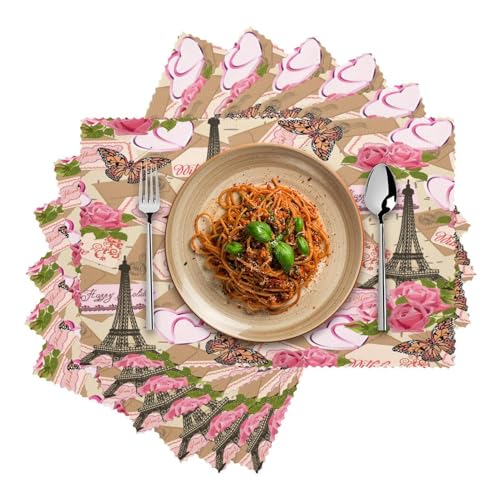 Set de table motif tour Eiffel pour décoration de salle à manger chic - 3