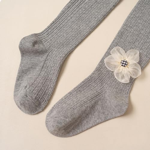 Spring and Autumn New Children's Leggings Wear Girls Baby Tights Pantyhose Floral Decoration Toddler Clothes for3