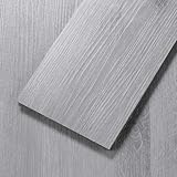 ACCOR HOME Peel and Stick Floor Tile, Luxury Vinyl Plank Flooring 36-Pack 54 Sq.ft, Real Wood Look Self-Adhesive Vinyl Floor Tiles, Easy DIY for Kitchen, Bedroom and Living Room, Deep Grey