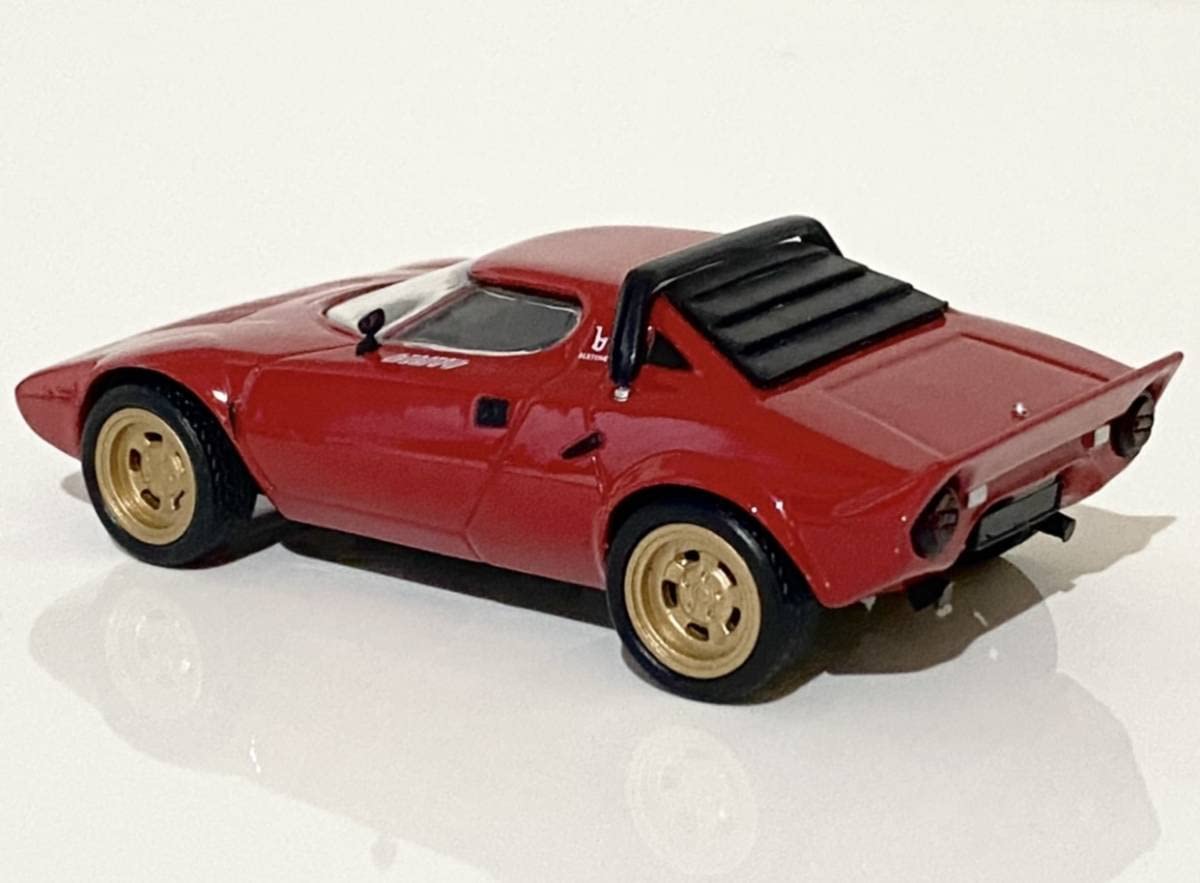 Amazon.co.jp: 1/43 Lancia Stratos HF Stradale Red ◇ WRC Rally