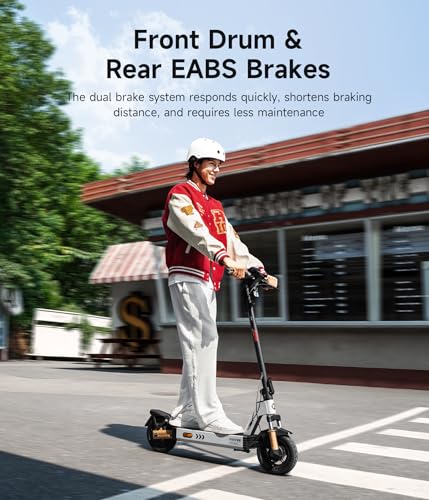 Image of NAVEE G5 Series Electric Scooter, 1000W Peak Motor, 20 mph Fast Speed, 43 Miles Range, 10 inch All-Terrain Solid Tires