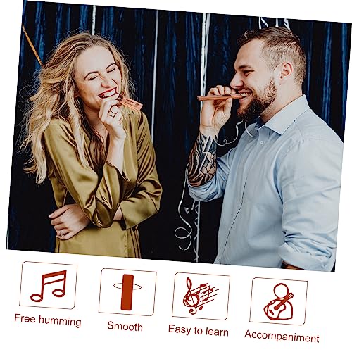 Kazoo en bois lot de 4 idée cadeau enfant pour initiation ukulélé - 6