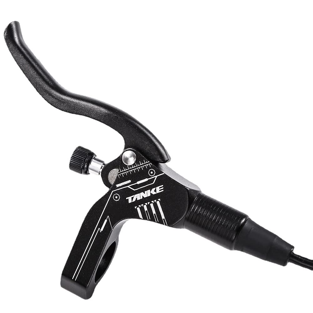 Ensemble d'étriers de Freins à Disque hydrauliques pour vélo pour VTT Kit de Levier de Frein Gauche Droite avec Rotor à Disque 160mm Red