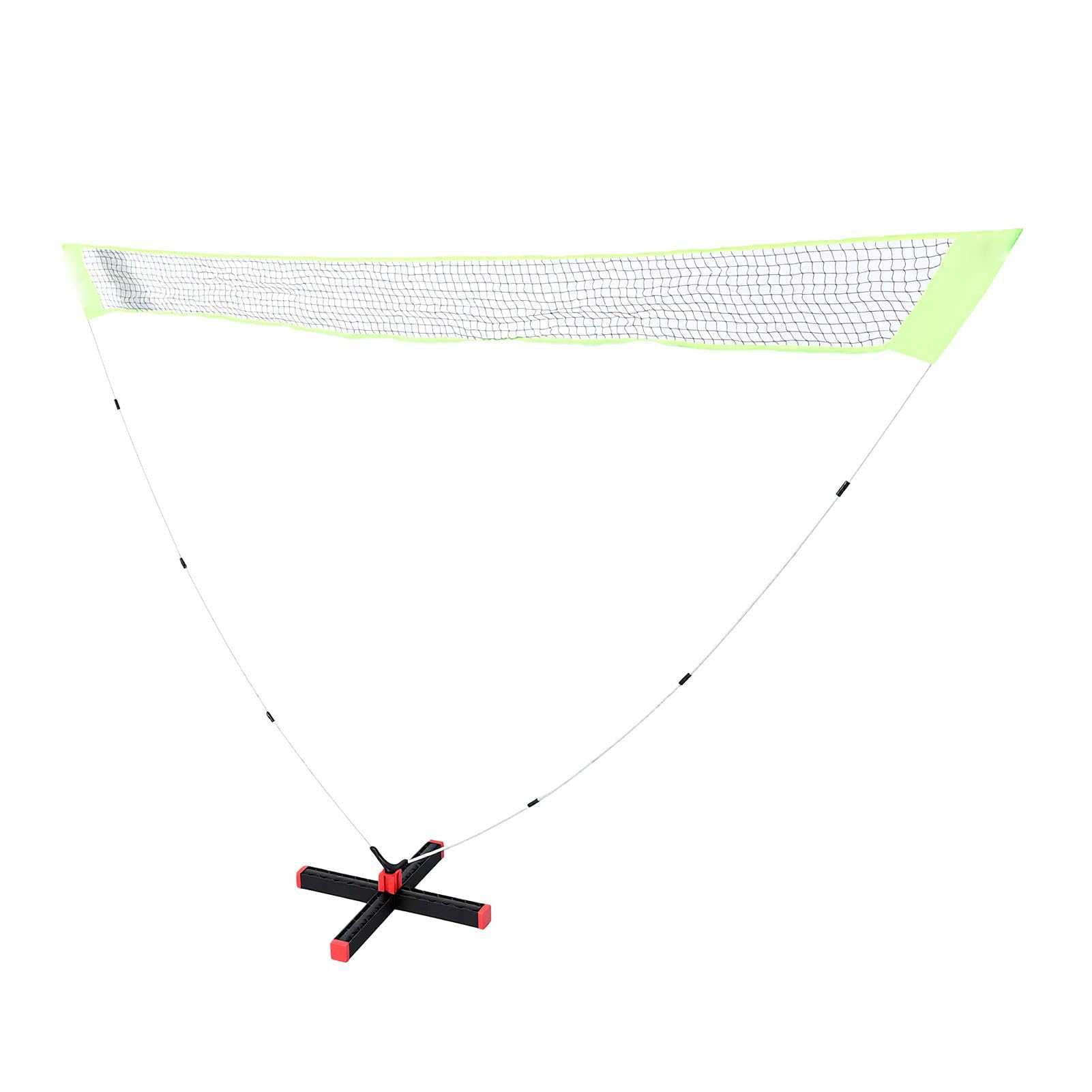 Asixxsix Set Rete da Badminton Portatile, Altezza Regolabile