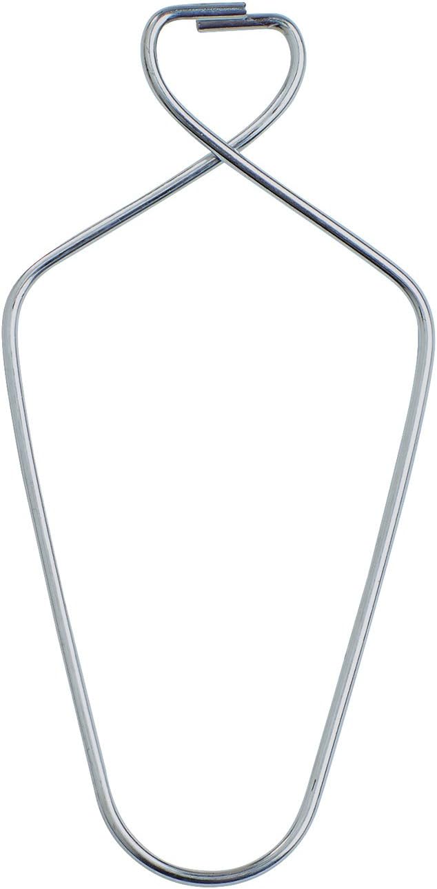 SSWBasics Pinch Clip for Grid Ceilings - Case of 100- Brushed Silver Drop Ceiling Hooks - Versatile Ceiling Hooks for Classroom and Multi-use Applications - Durable Drop Ceiling Hooks for Hanging