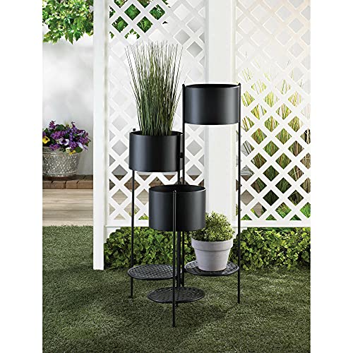 Summerfield Terrace 10018721 3-Tier Barrel Bucket Plant Stand, Multicolor #TOP1