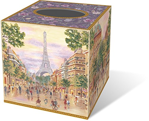 Punch Studio Paris Promenade Tissue Box Cover