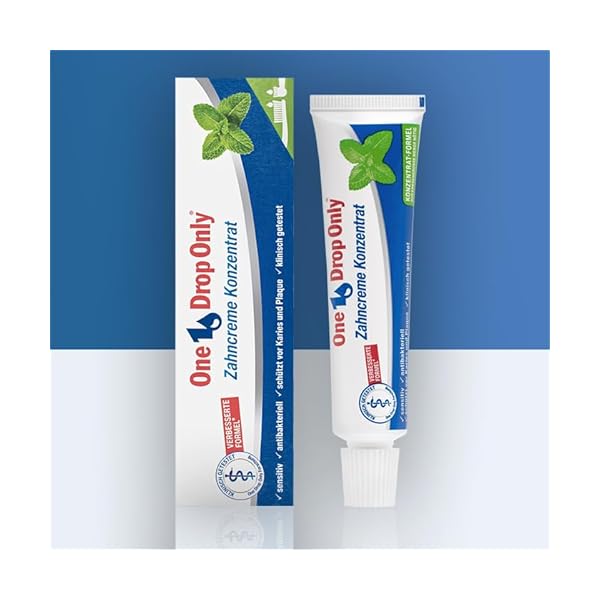 One Drop Only® - Zahncreme Konzentrat + Gratis-Artikel ON TOP/konzentrierte & medizinische Zahnpasta in kleinen Tuben zur medizinischen Mundhygiene/perfekte Reise Zahncreme – Bild 8
