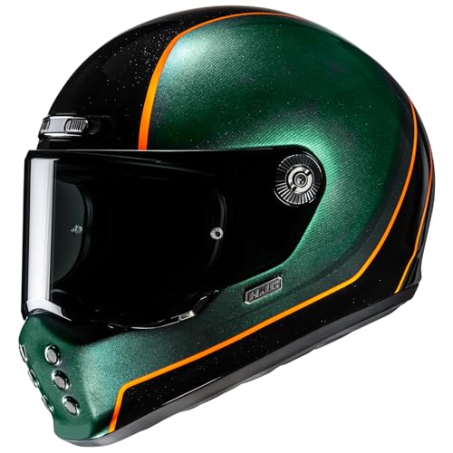 HJC HELMETS(�G�C�`�W�F�C�V�[�w�����b�g) �o�C�N�p �w�����b�g�t���t�F�C�X �N���V�b�N �x���`���[�V���� �������E V10 �z�h�D HJH299