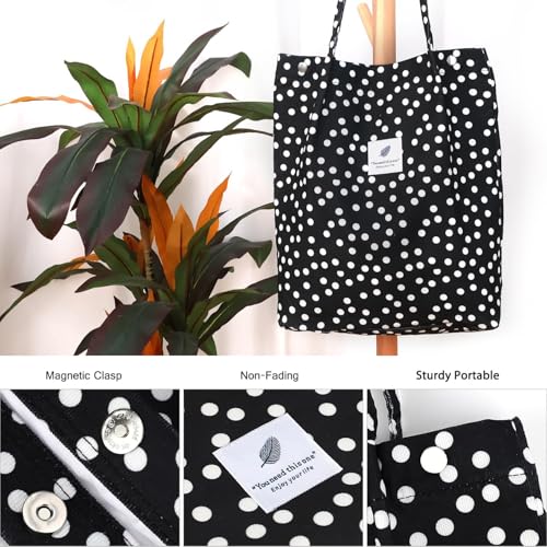 Image of Kawn Corduroy Tote Bag Aesthetic Cute Canvas Tote Bags for Women Washable Shoulder Bag with Inner Pocket for Go-to Everyday Bag for Work Beach Travel and Shopping Grocery