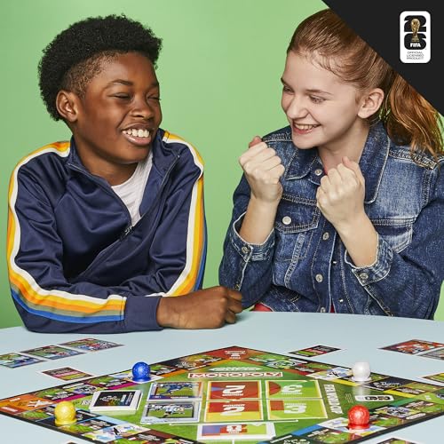 Monopoly Panini Prizm: FIFA World Cup Game I Soccer Board Game with Monopoly Panini Prizm FIFA World Cup 2026 Trading Cards I Ages 8+ by Monopoly - Image 7