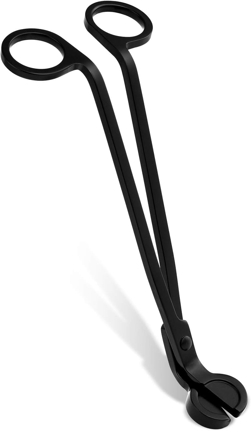 RKPM HOMES Stainless Steel Candle Wick Trimmer I Wick Cutter I Cleaner Burning I Wick Clipper Scissor Candle Tool for You to Safely Remove The Cut Wick I Gifts for Candle Lovers I Black-image-28