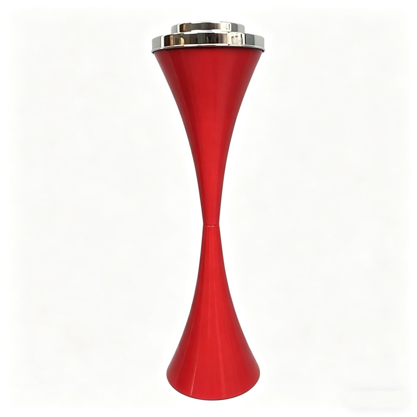 Smokeless Covered Ashtrays，Standing Ashtray, ，with Lid And Trash Can，with Lid，for Patio Indoor，for Home Garden(Red)