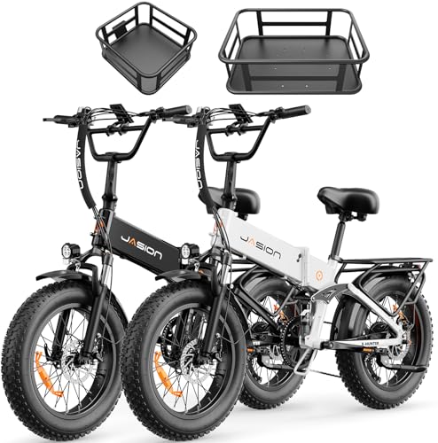 Image of Jasion X-Hunter /ST /PRO Electric Bike for Adults,1800W /1400W Peak 20''Fat Tire Foldable Ebike,Folding E Bike Up to 80 /70 Miles Range,720 /624WH Removable Battery,30 MPH E Bike,Certified by UL2849