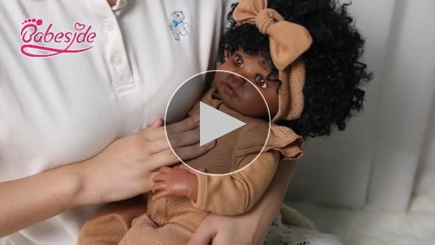 Amazon.com: BABESIDE Lifelike Reborn Baby Dolls Black - 20