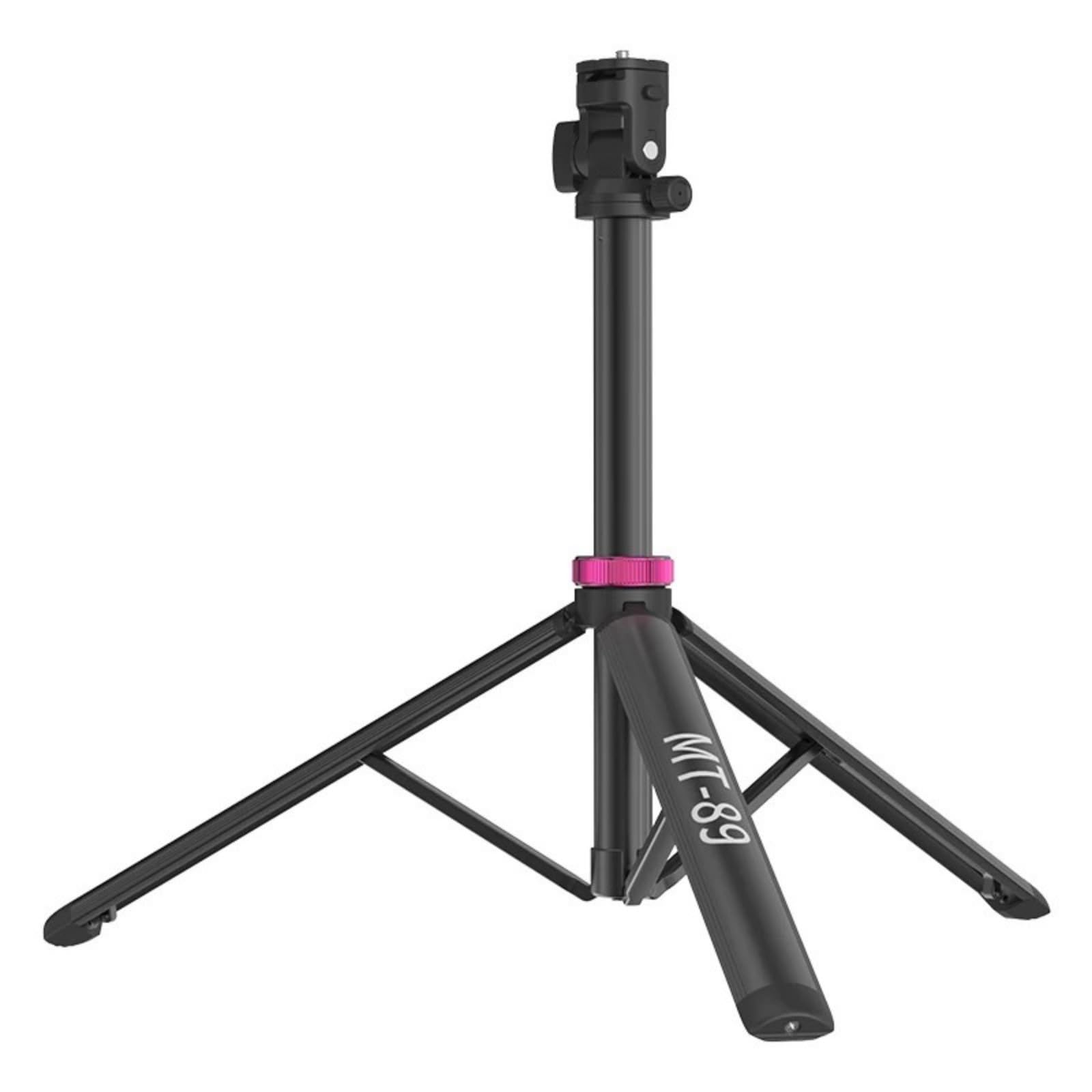 ZwaitL Soporte magnético Plegable para trípode para teléfono, Soporte portátil Giratorio 360, Soporte de Escritorio para sesiones de vídeo de Viaje, Adaptador de Montaje para trípode