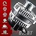 AOTPAT Upgraded Alternator for:-Honda Pilot 2009 2010 2011 3.5L, Odyssey 2008-2010 3.5L, for:-Ridgeline 2009-2011, for:-Acura MDX TL TSX ZDX, 12V 130Amp Clockwise 6-Groove Pulley, OE# 31100-RGW-A01
