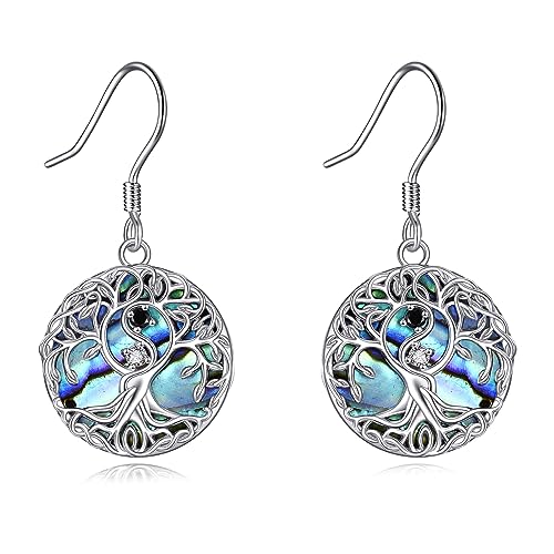 Collier 7 chakra argent anti-allergique pendentif fleur de vie durable