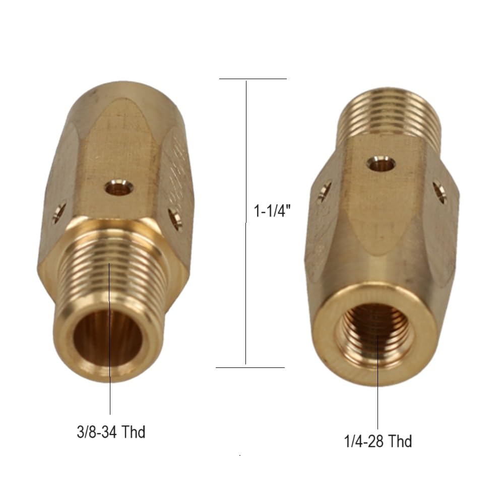 STARTECHWELD 169-728 Mig Tip Adaptors Gas Diffuser 169728 for