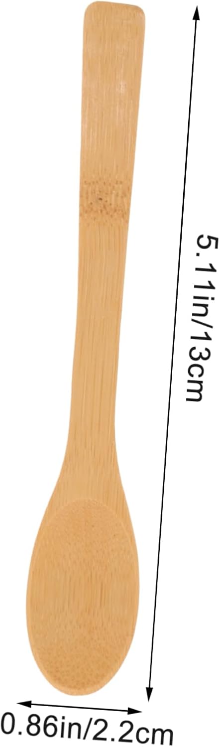 Bamboo Jam Spoon 6pcs Long Handle Multipurpose Stirrer