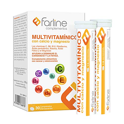Multivitamínico con calcio y magnesio -Efervescente 30 comprimidos