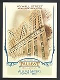 2012 Allen and Ginter World's Tallest Buildings WTB 8 40 Wall Street