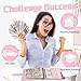 100 Envelopes Money Saving Challenge Save $5050 in 100 Days A5 Budget Money Saving Challenge Book Binder with 100 Cash Envelopes, With 3 Savings Tracking Sheets and budget Planner - Pink