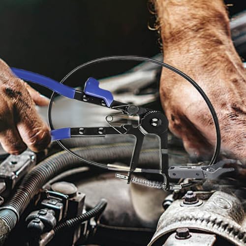 Alicates de manguera para soltar abrazaderas difíciles en el motor 4