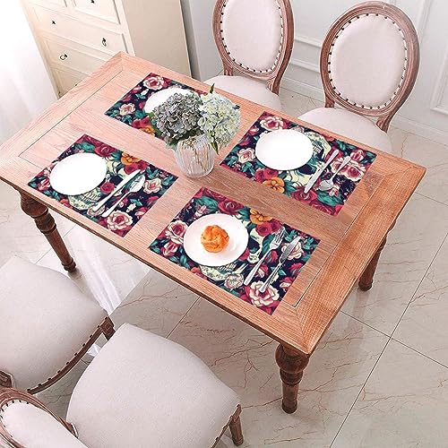 Lot de 6 sets de table lavables décoration table cuisine imprimé - 7