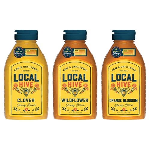 Pack variedad miel Local Hive 3 sabores 16 oz c/u